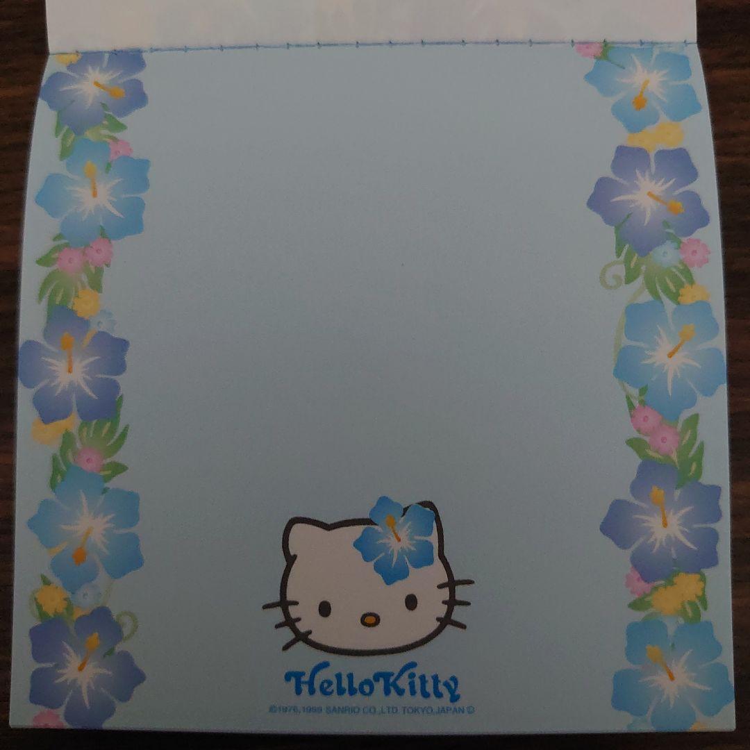 m*n様 使い残り‪♡ハローキティ ハイビスカス スクエアメモ