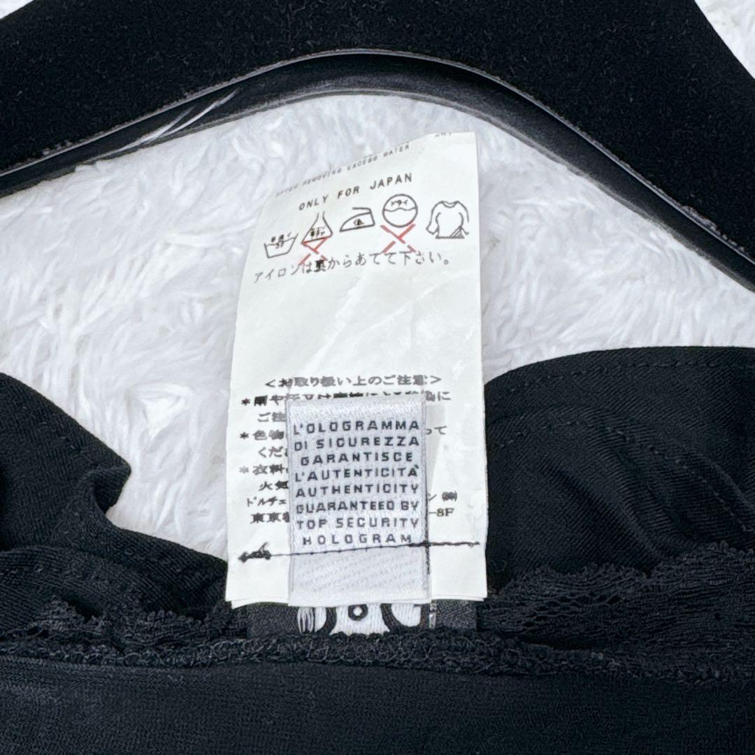D&Gタンクトップ y2k ロゴ ブラックプリント vintage XS