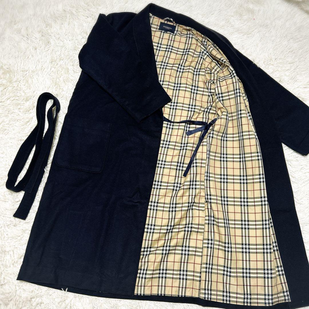Burberry カシミア100% ガウンコート　ノバチェック