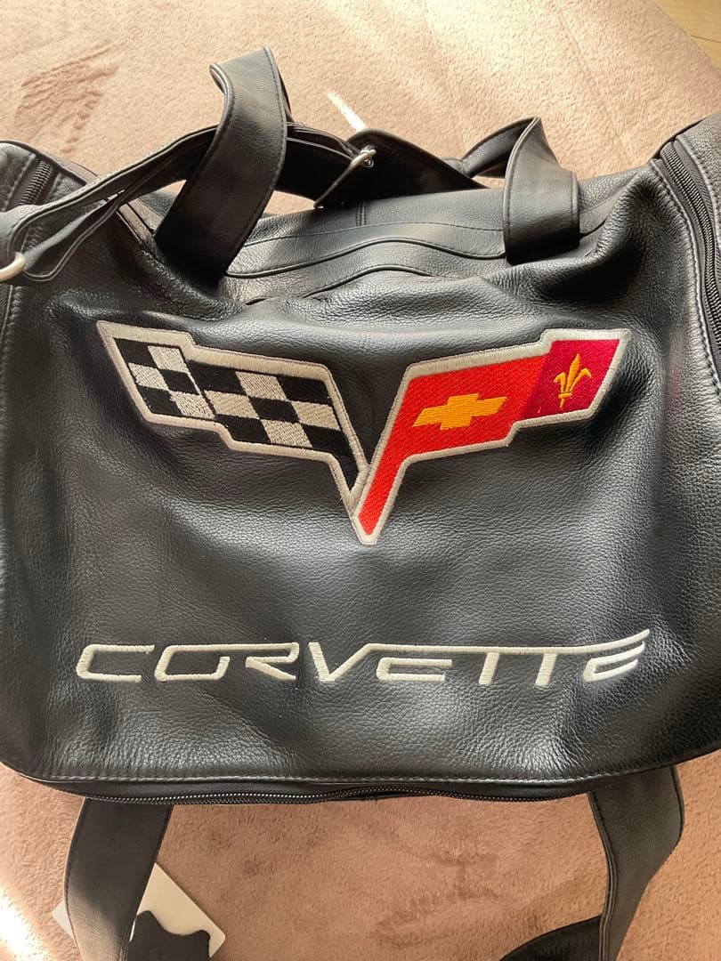 パンくんシボレー Corvette ボストンライセンスタグ グレインレザー