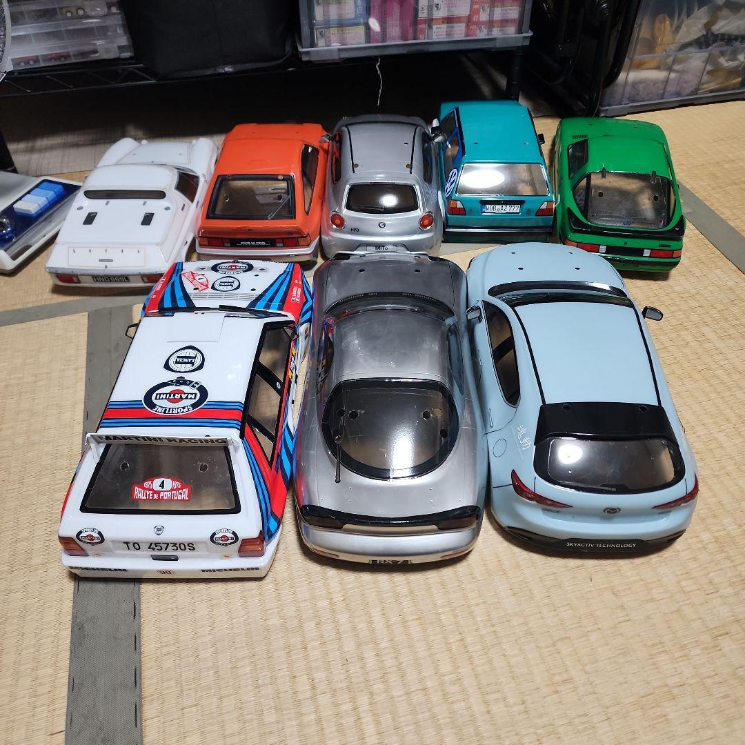 タミヤ　中古塗装済ボディとキラーボディランチアデルタセット