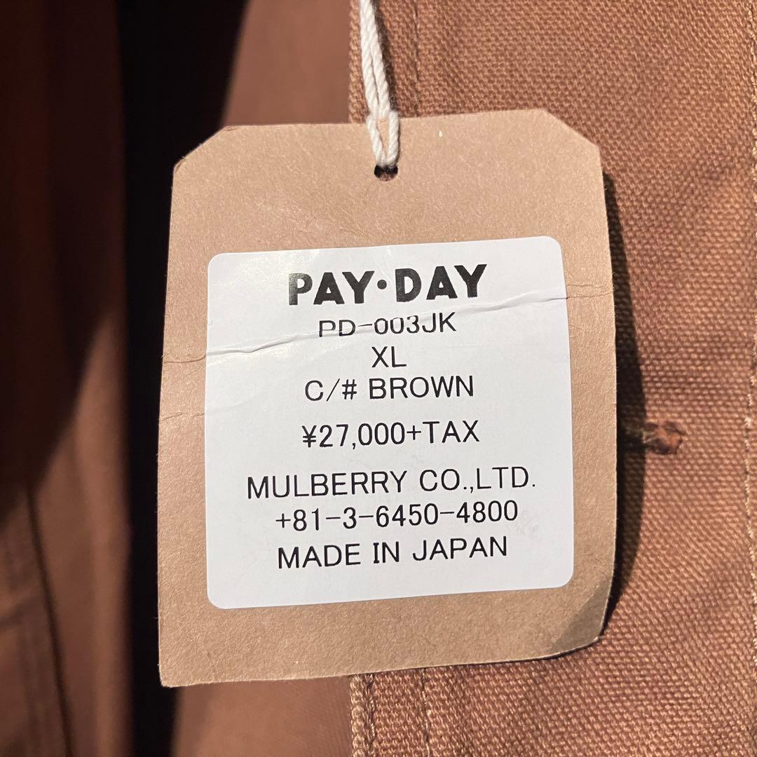 未使用　タグ付き　PAYDAY ペイデイ　復刻　40's カバーオール　XL