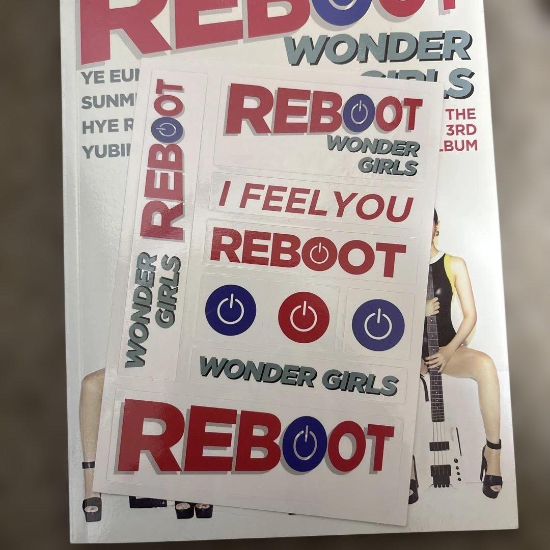 【希少/廃盤/美品】Wonder Girls REBOOT ステッカー未使用