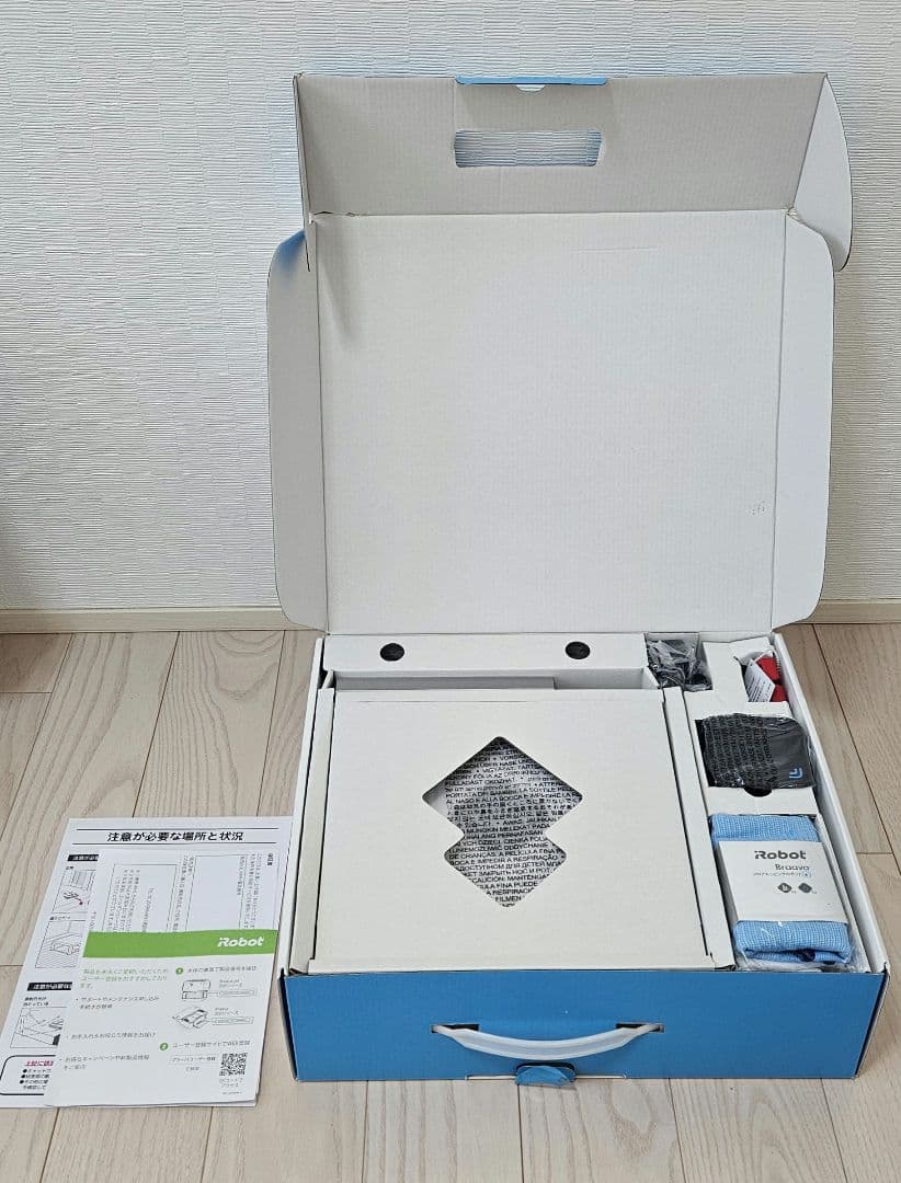 【動作確認済】iRobot ブラーバ 390j フルセット クロス等未使用品多数