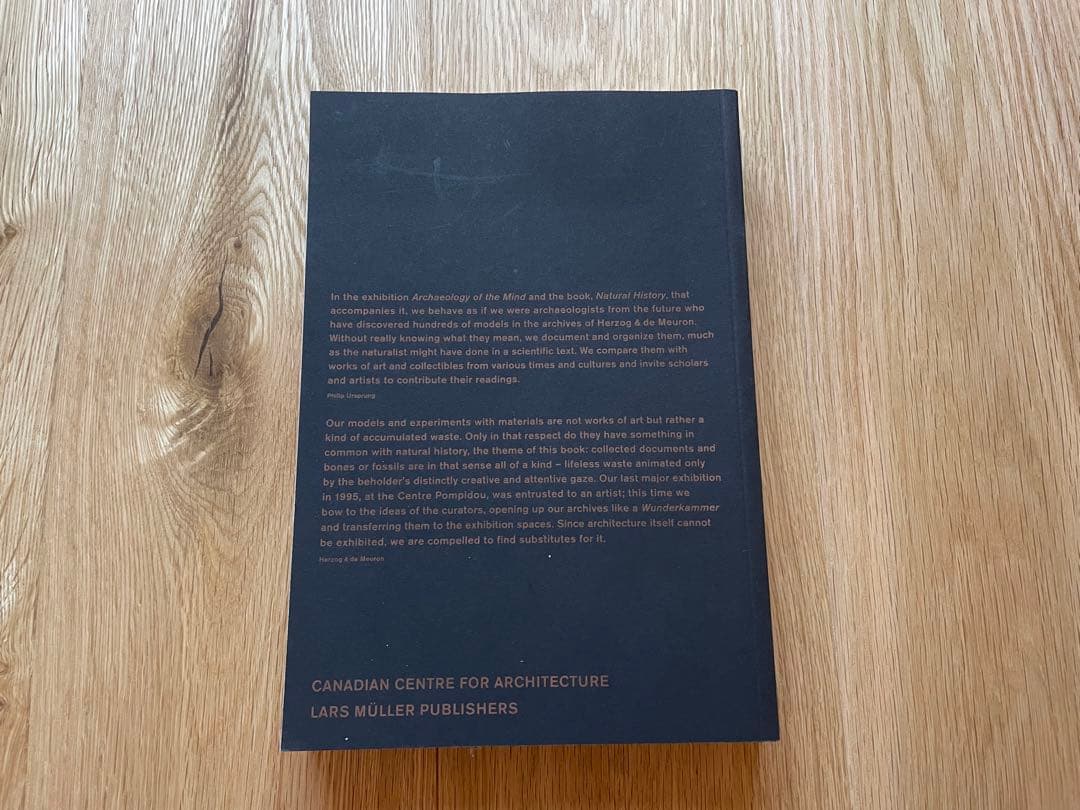 HERZOG & DE MEURON 「NATURAL HISTORY」