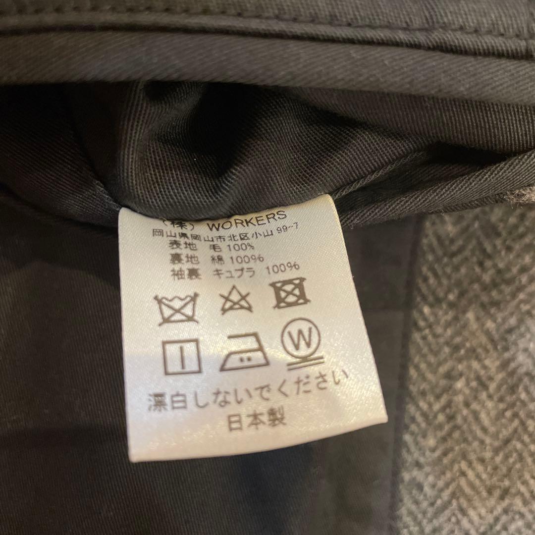 WORKERS クレオールジャケット ウールパターンツイード 42XL相当