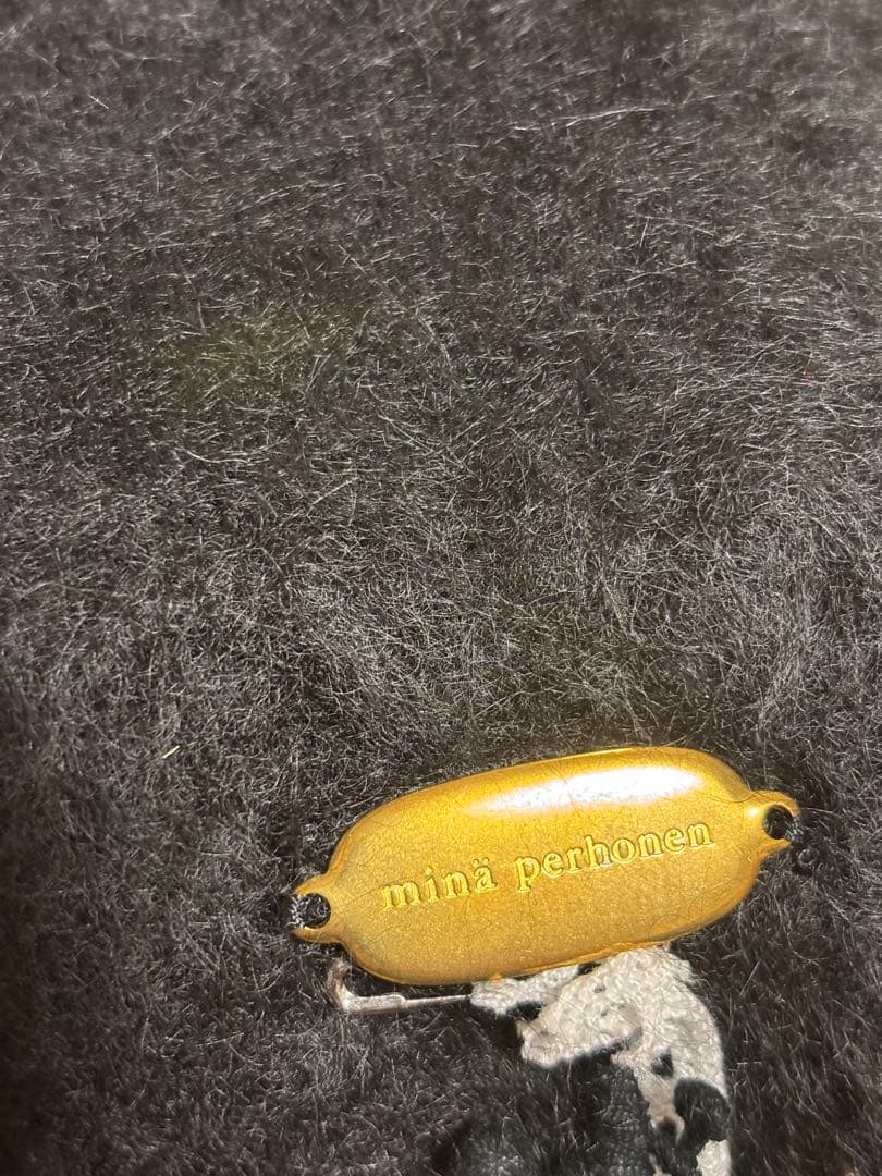 ◆ミナペルホネン grassland ストール 2025-26 a/w ブラック