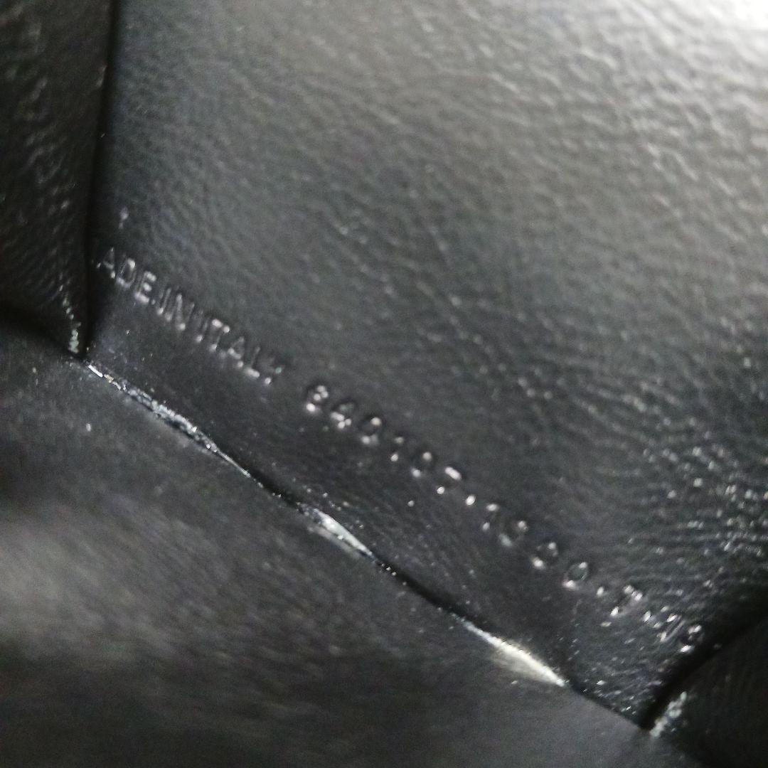 3017【未使用】BALENCIAGAレザーコンパクトウォレット　ブラック