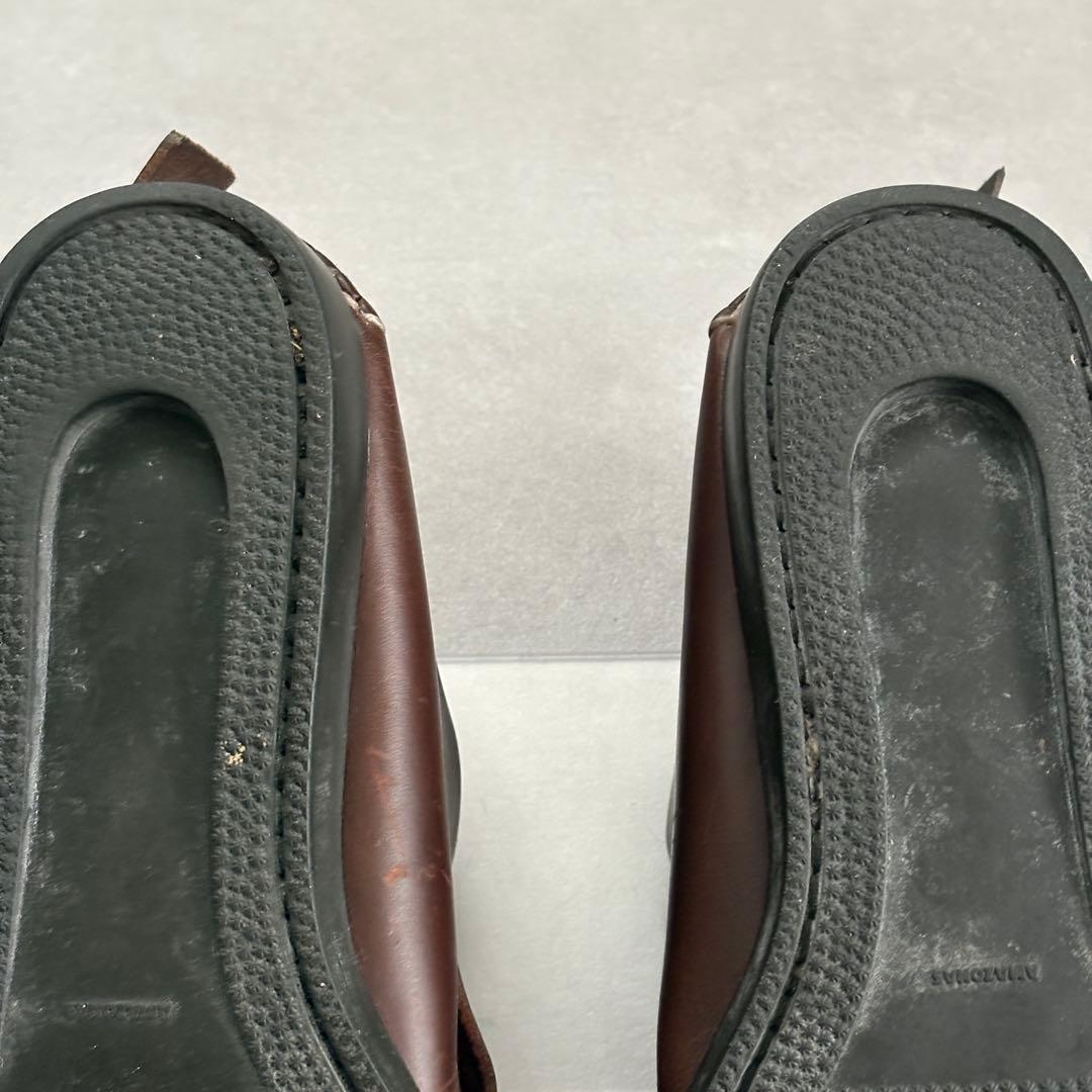 QUODDY リングブーツ モカシン【US8】ブラウン 本革 ハンドメイド