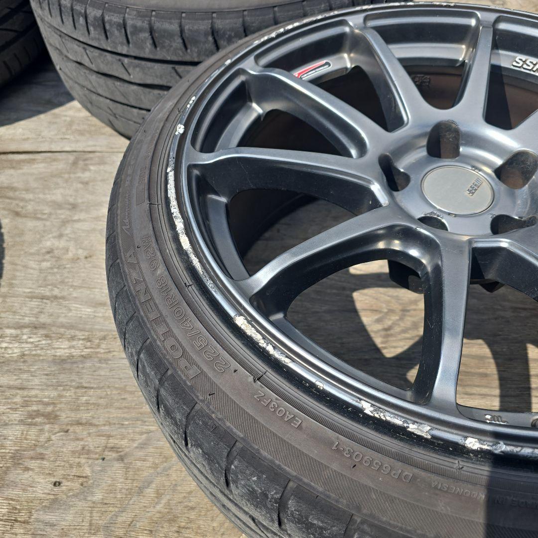 SSR GTV02 18インチ ホイール４本　タナベ