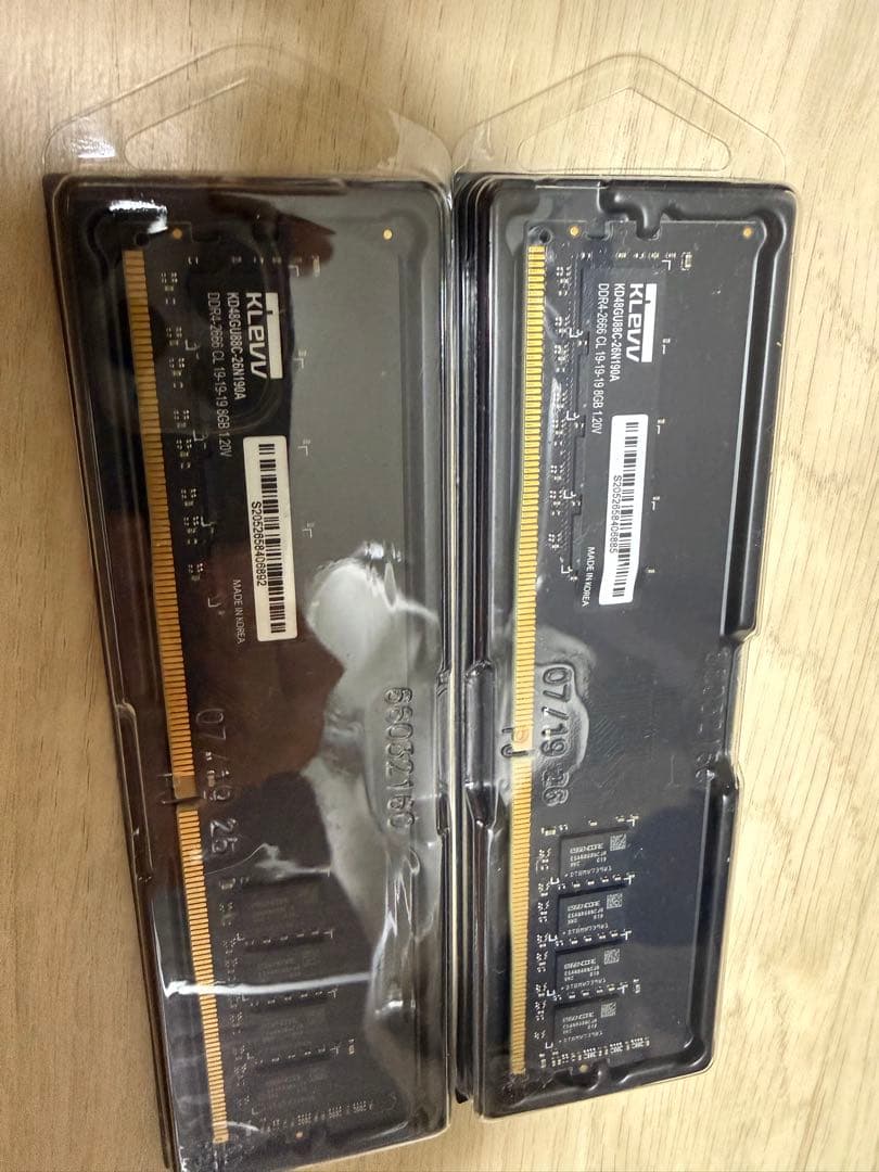 KLEVV DDR4 2666MHz メモリ 8GB×2枚セット
