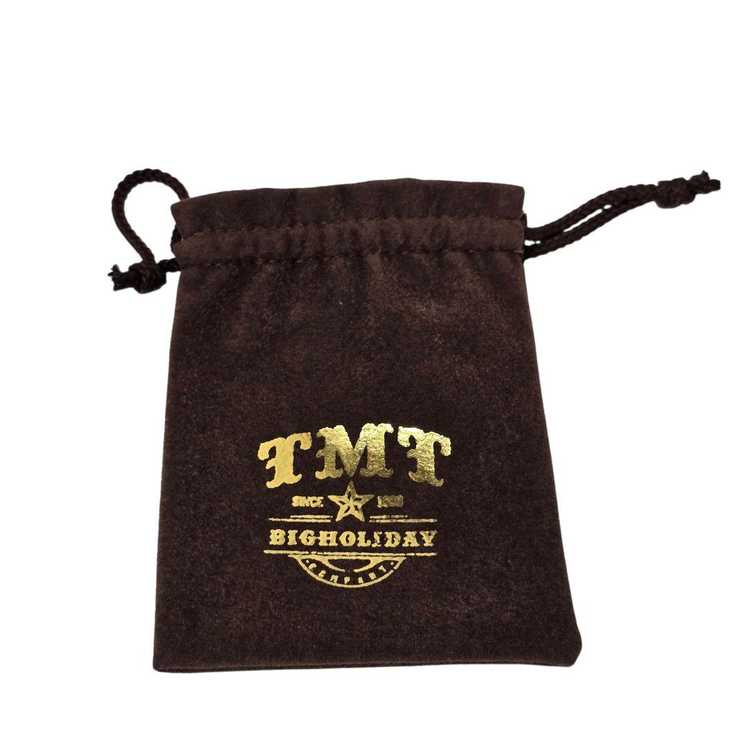 TMT BIGHOLIDAY イーグル 3連 フェザー ネックレス 巾着袋付