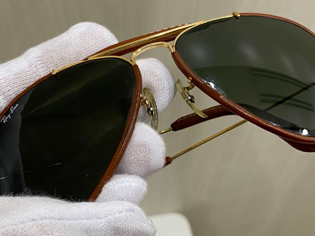 ❤*️様 ボシュロム Ray-Ban ゴールドフレーム サングラス ケース付 レ