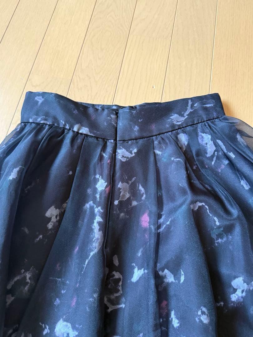 【美品】セルフォード　ブラードフラワーシアースカート　サイズ36