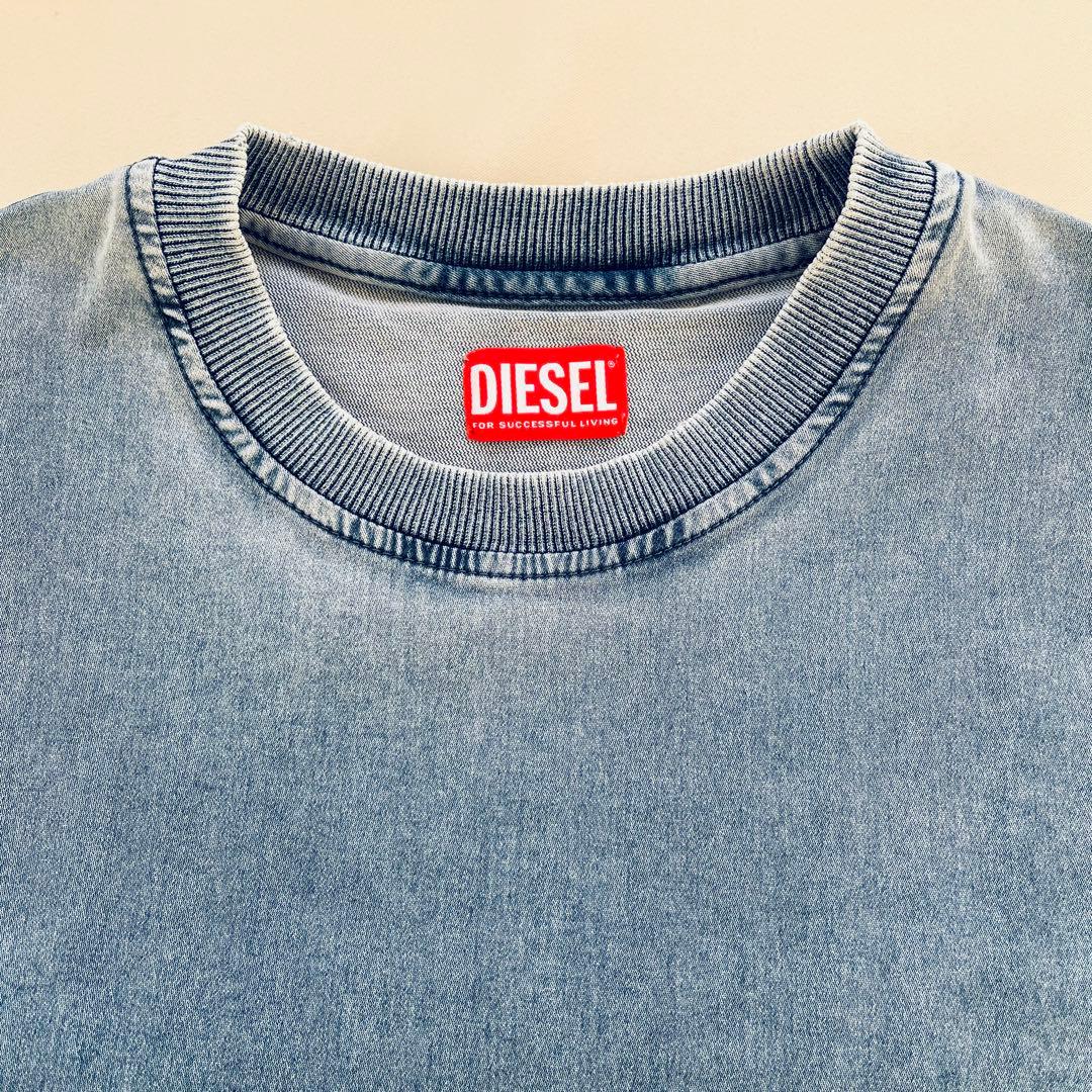 DIESEL D-BIGGOR-NE TRACK デニムTシャツXL