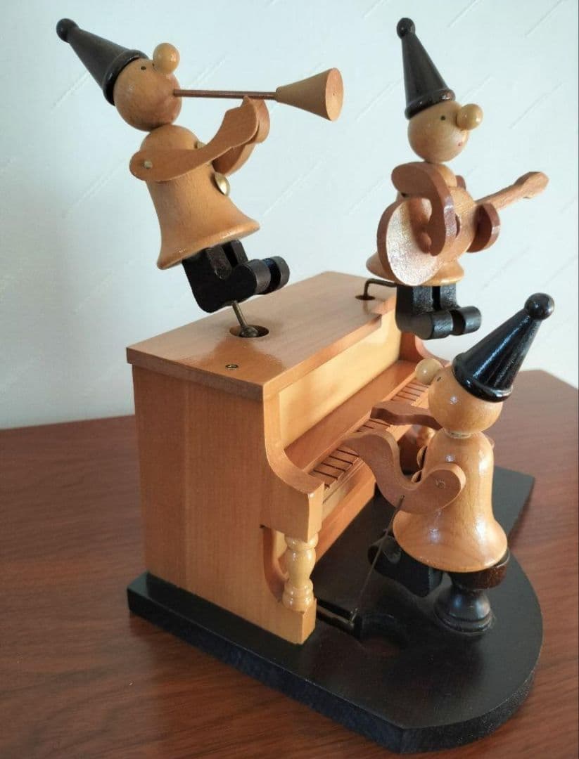 サンキョー からくり 木製オルゴール Musical Box