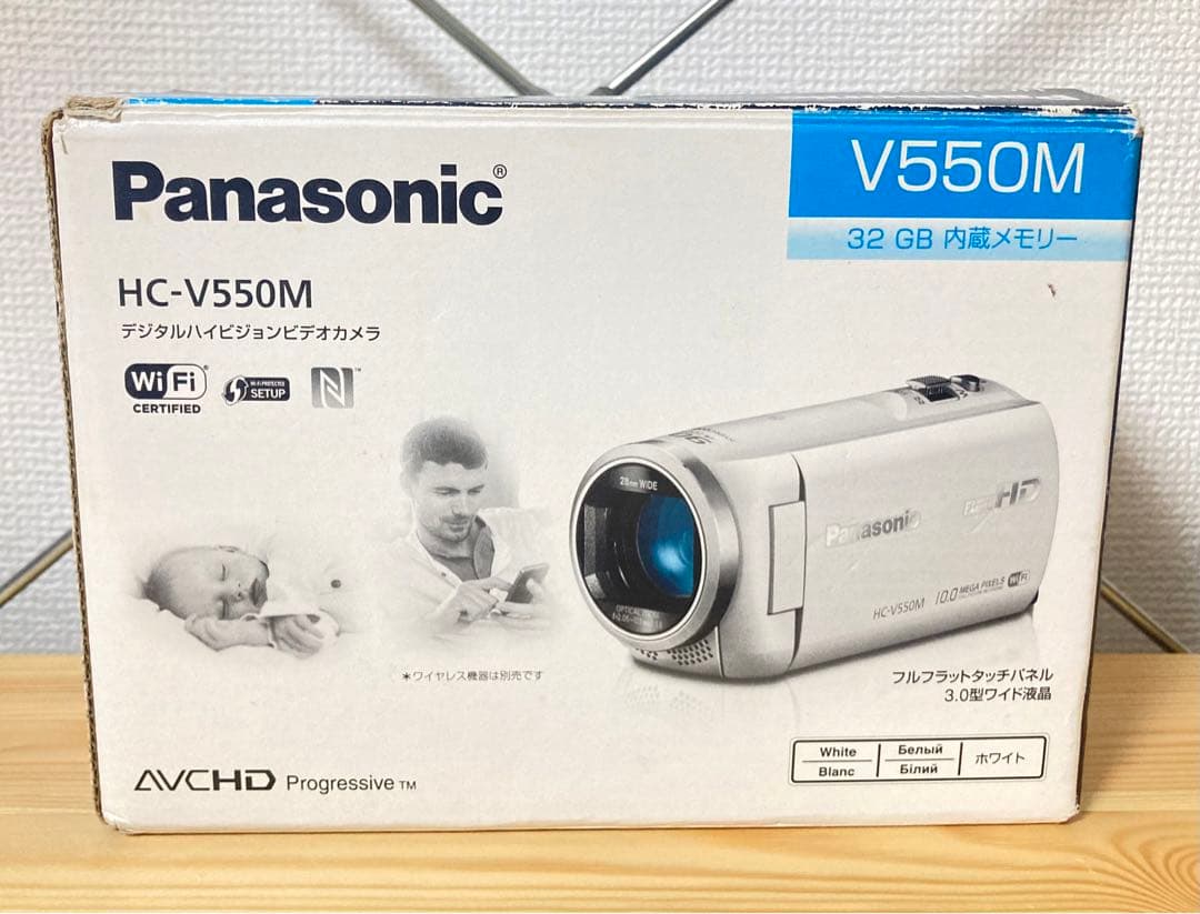 ☆Panasonic デジタルハイビジョンビデオカメラ HC-V550M ズーム