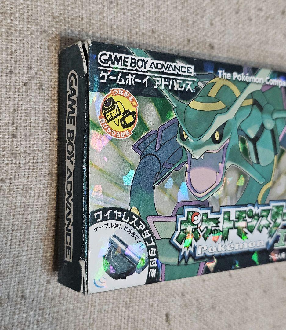 ポケットモンスター エメラルド GBA ワイヤレスアダプタ同梱 箱・説明書付き