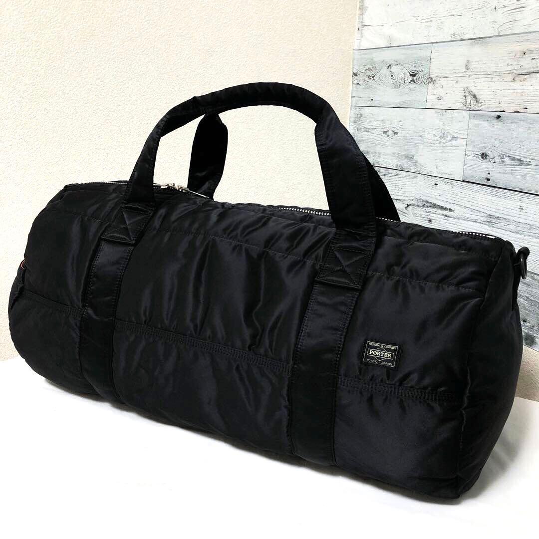 未使用級✨ポーター タンカー ボストンバッグM 2way ブラック 吉田カバン