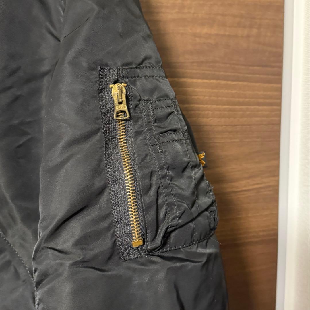 90s Alpha Industries MA-1 ブラック Mサイズ usa製
