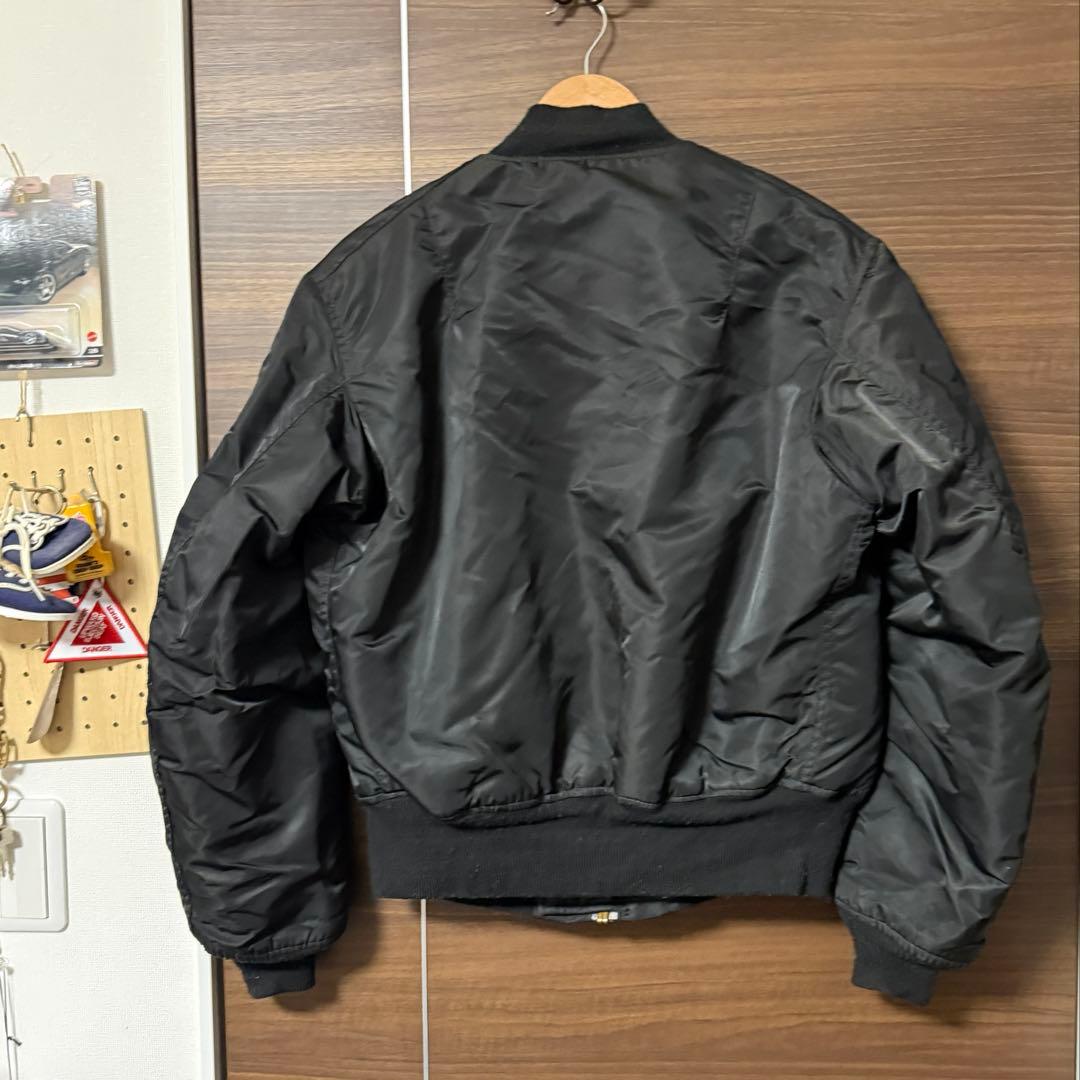 90s Alpha Industries MA-1 ブラック Mサイズ usa製