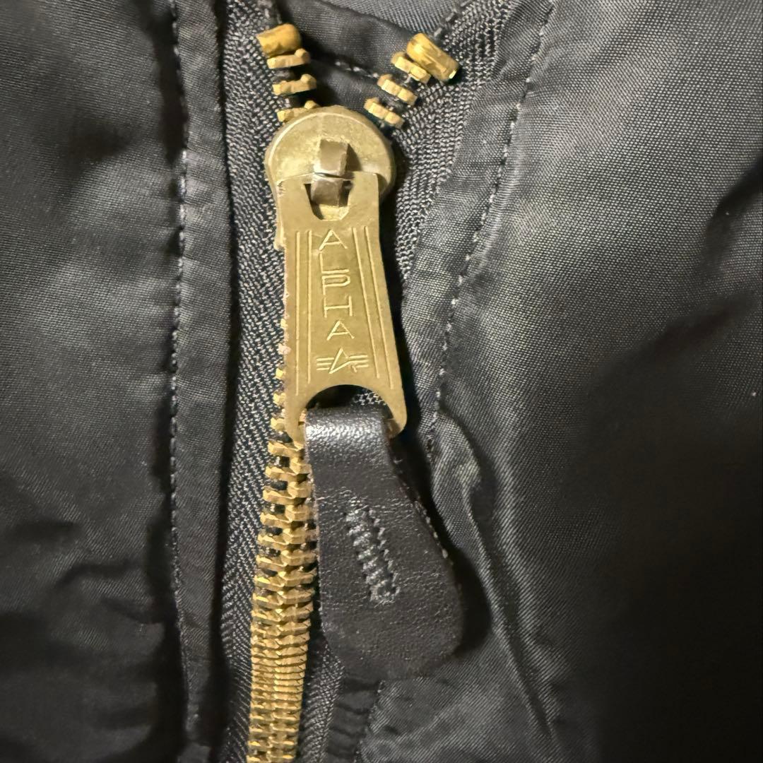 90s Alpha Industries MA-1 ブラック Mサイズ usa製