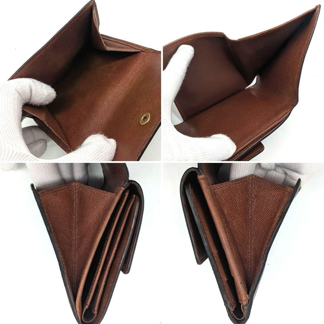 ルイヴィトン モノグラ厶 ポルトモネ カルトクレディ ダブルフォック B9