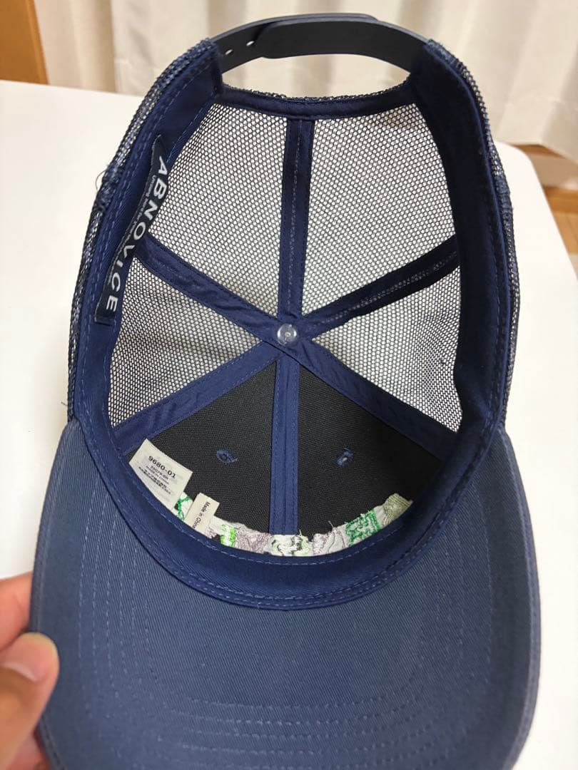 帽子 ABNOVICE random font logo mesh cap