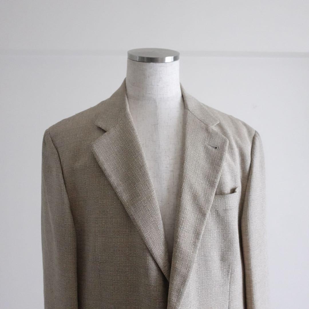 1980s GIANFRANCO FERRE ウールシルク　テーラードジャケット