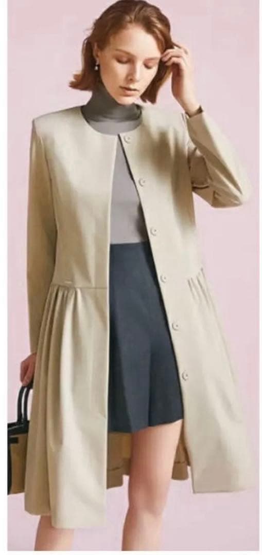 フォクシー　レイニーコート　ネイビー　サイズ38 Aqua 39362