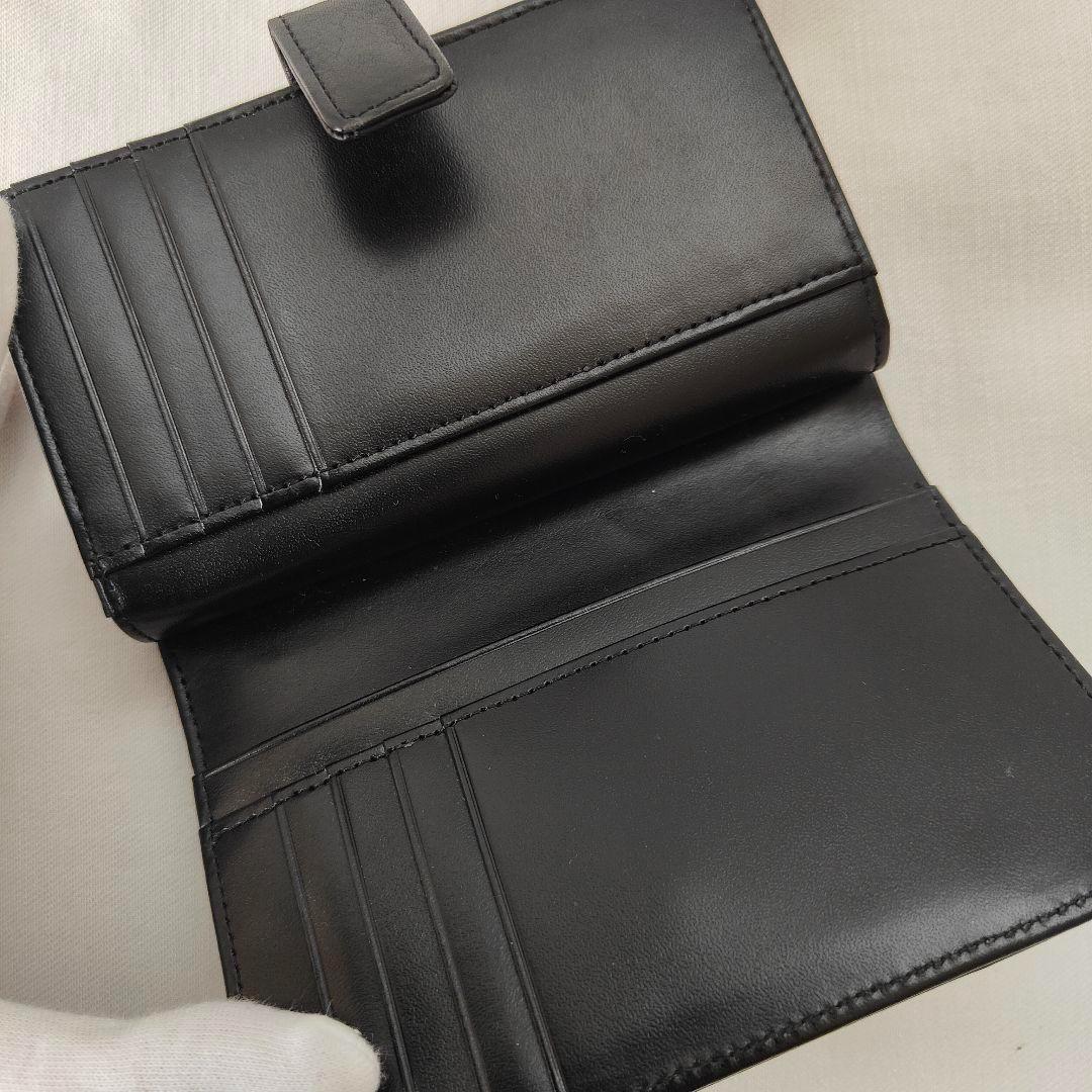 未使用級 アンテプリマ 財布 ウォレット ブラック フラワー