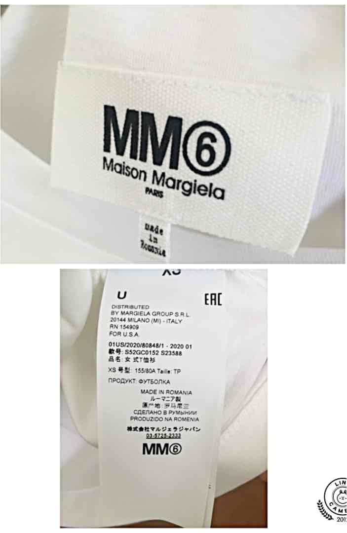 メゾンマルジェラ MM6 tシャツ XS クロップド