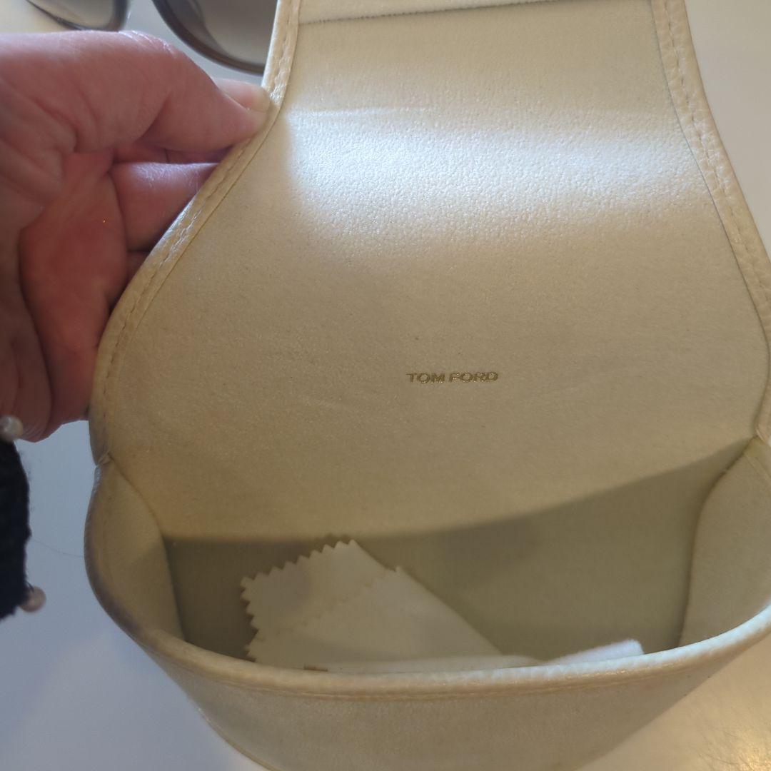 TOM FORD ブラウンオーバーサイズサングラス