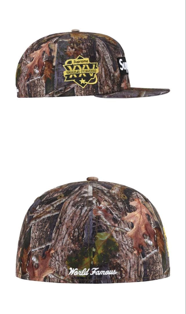 Supreme × New Era Cap 7 1/8 BOX LOGO カモ