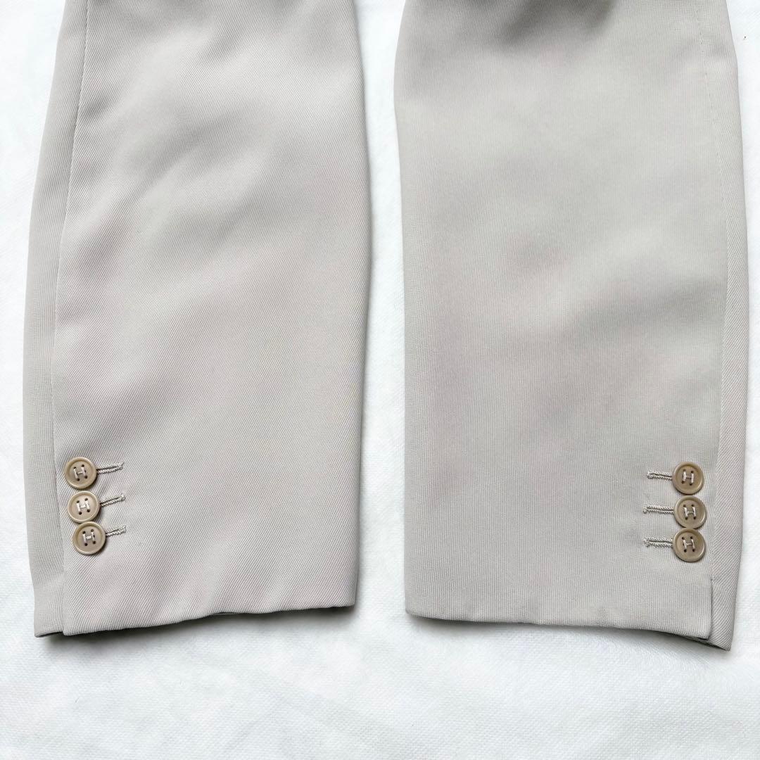 HERMES マルジェラ期 ノーカラーコート スプリングコート Hボタン 薄手