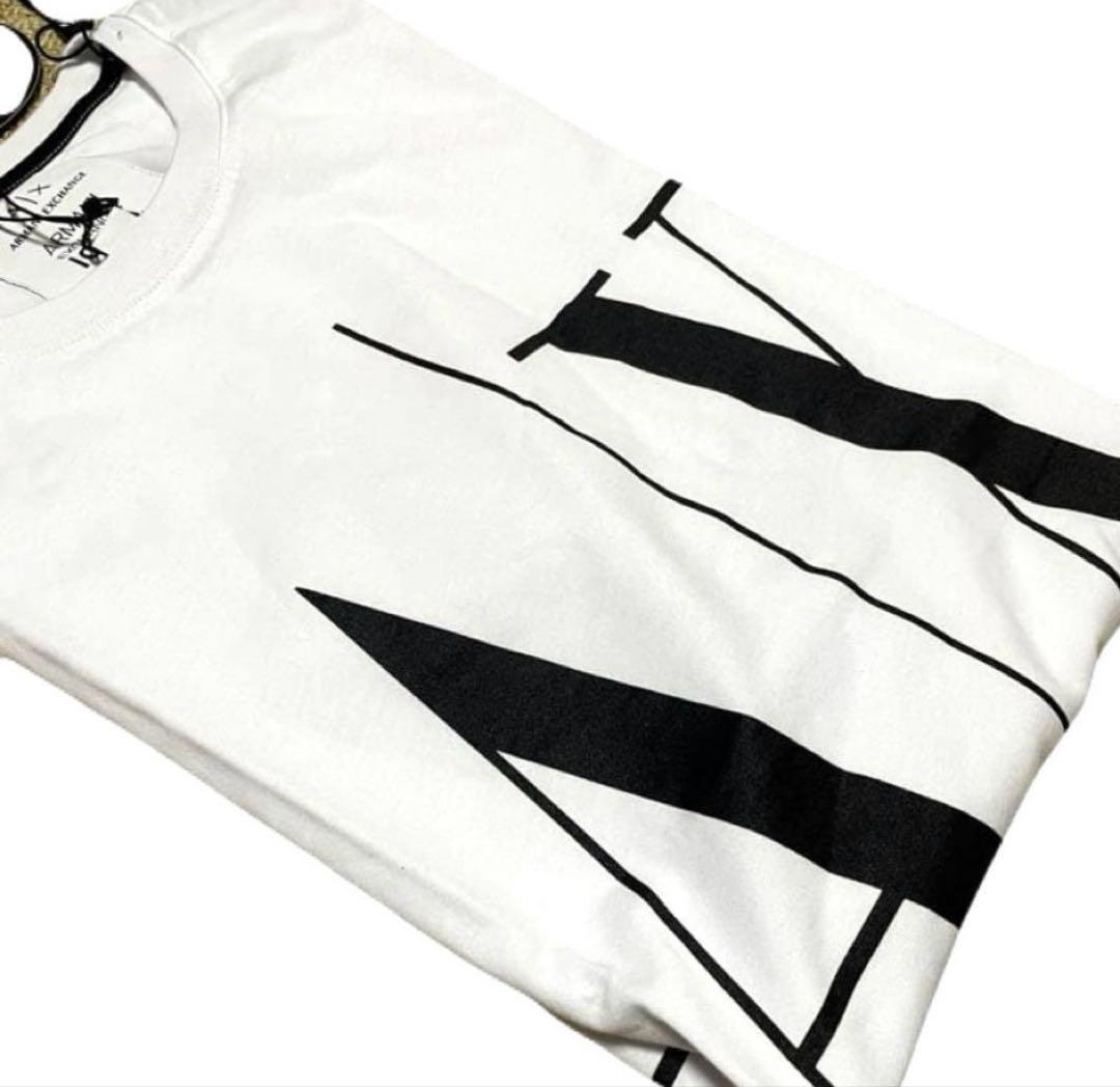 未使用アルマーニエクスチェンジ　ホワイトTシャツ　XL