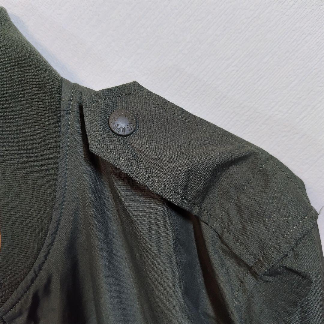 A-冬 a bathing ape オリーブ MA-1ジャケット XSサイズ