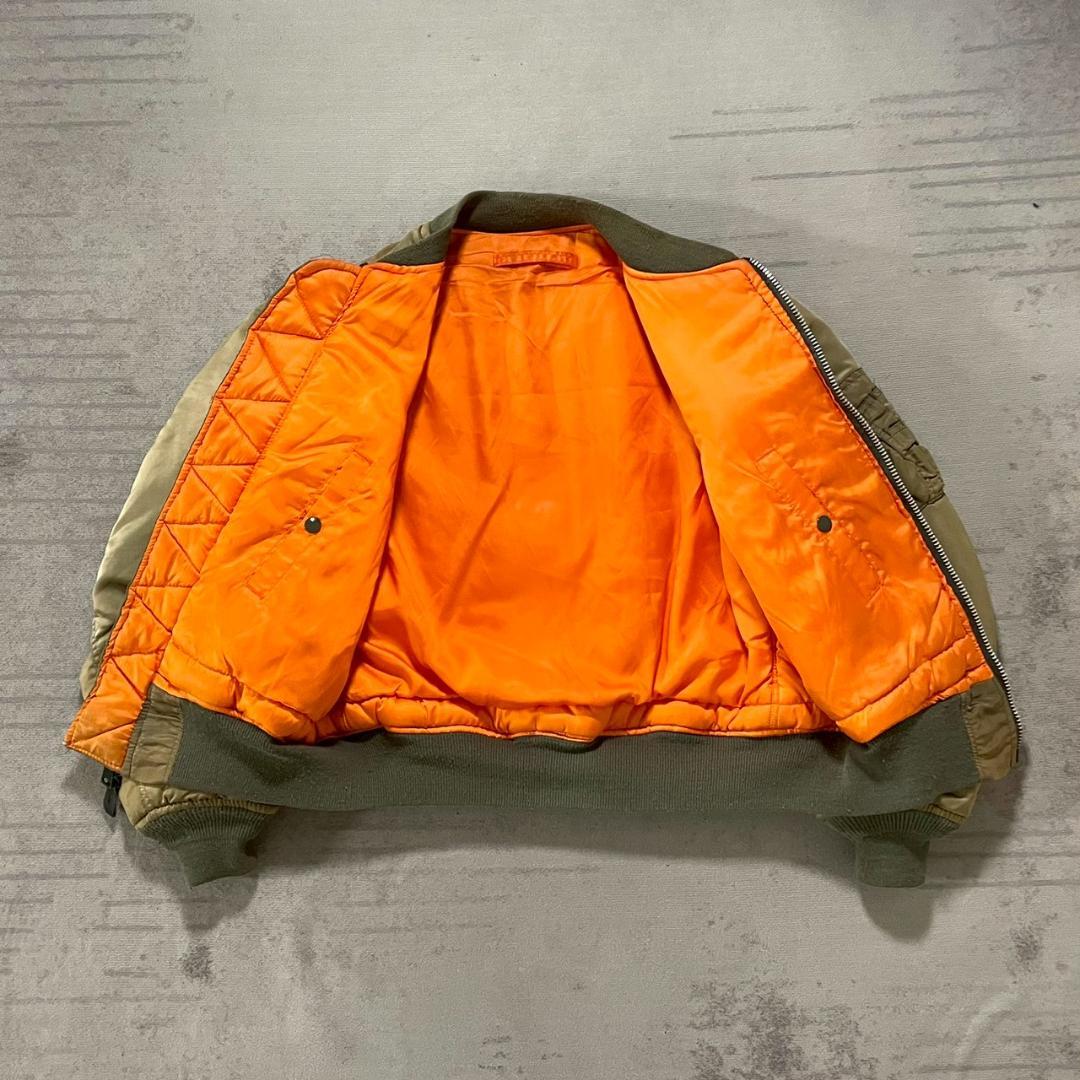 専用　鬼フェード 米国製 80-90's AVIREX MA-1 フライトJKT