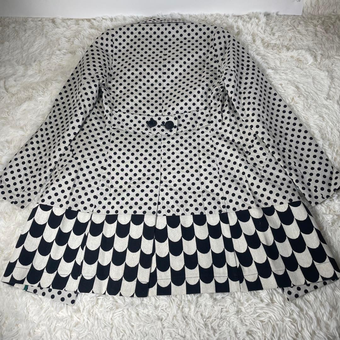 デシグアルdesigual スプリングコート　ドット柄　36