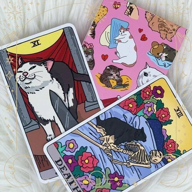 【正規品タロットカード】タイ発人気デッキ✨入手困難品✨超キュートな猫ちゃんデッキ