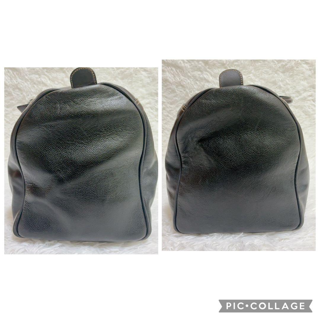 dunhill ダンヒル ボストンバッグ ビジネスバッグ　本革 レザー 黒
