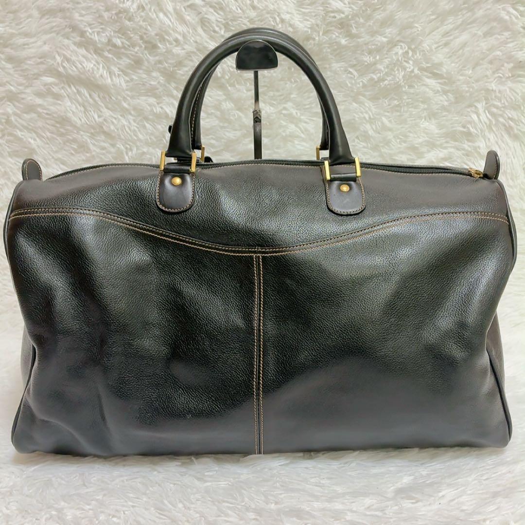 dunhill ダンヒル ボストンバッグ ビジネスバッグ　本革 レザー 黒