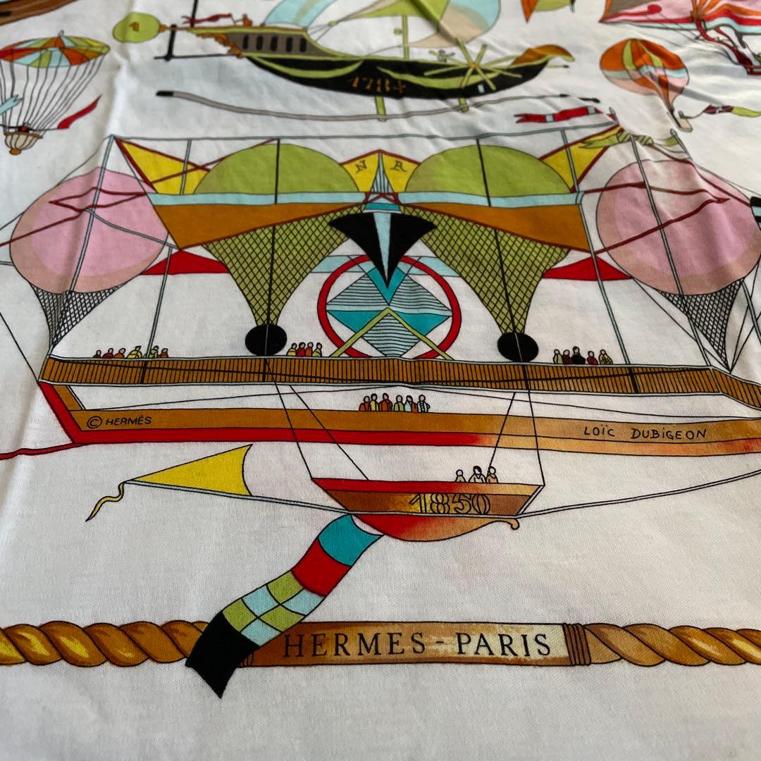 エルメス半袖Tシャツ⭐︎LES FOLIES DU CIEL⭐︎大空の狂気　XS