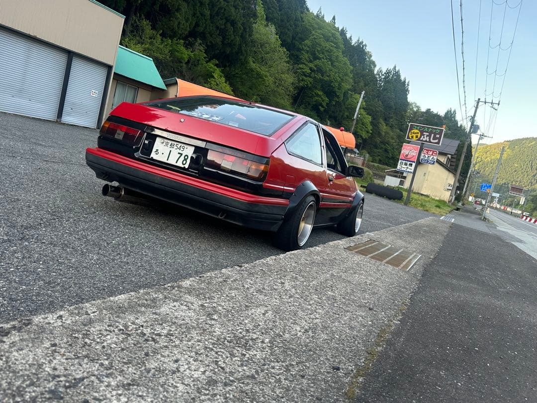 当時物　AE86 Trust競技用マフラー60Φ サイレンサー付き