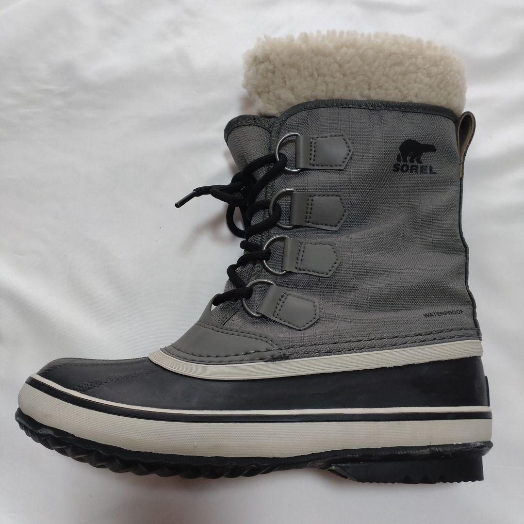 24cm♥極美品♥SOREL CARIBOU カリブー防水スノーブーツレディース