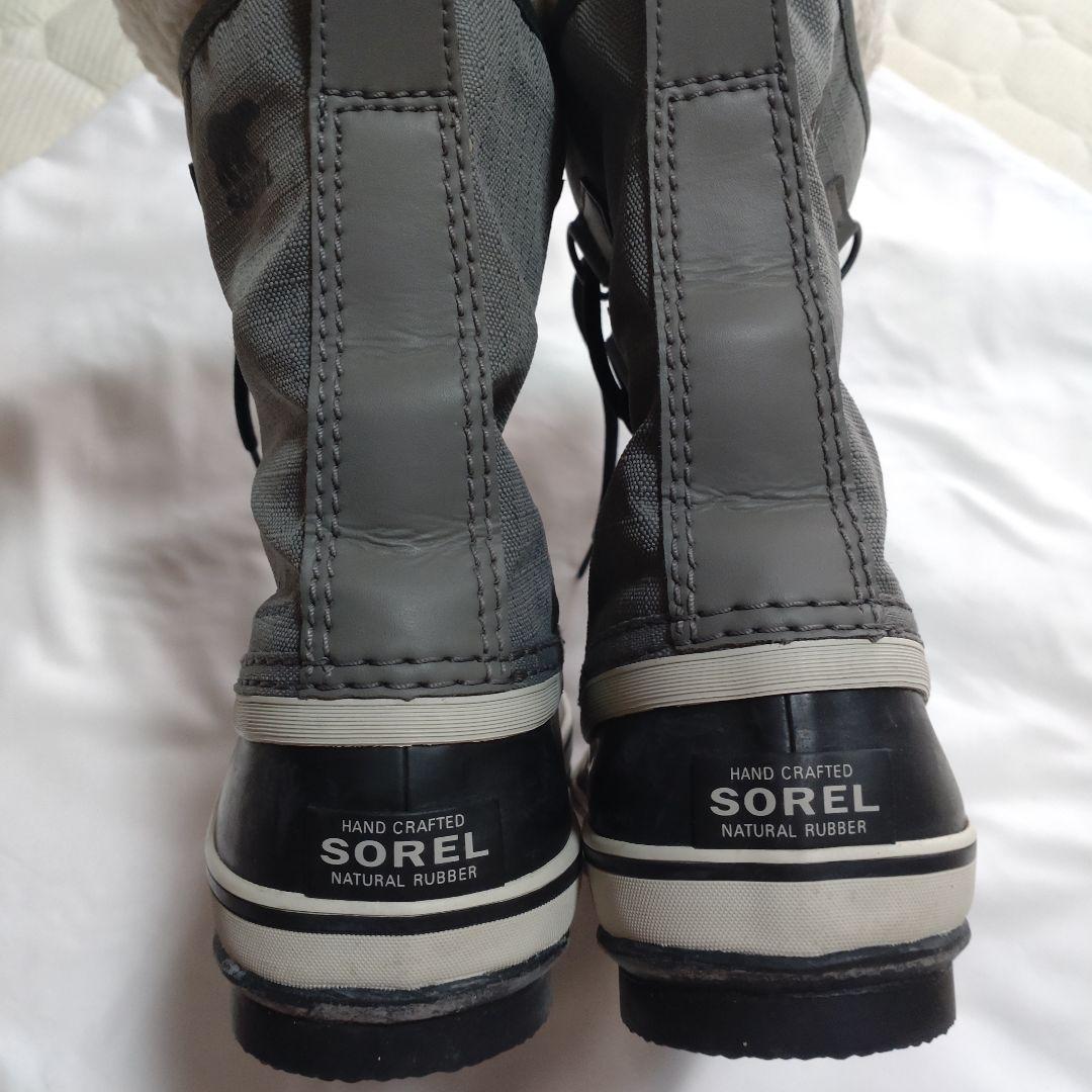 24cm♥極美品♥SOREL CARIBOU カリブー防水スノーブーツレディース