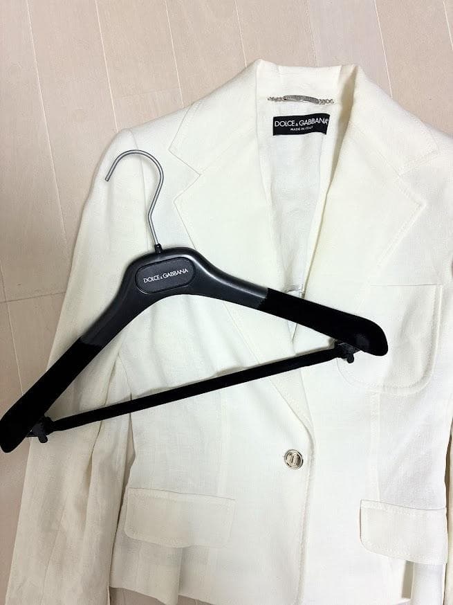 DOLCE&GABBANA ドルチェ＆ガッバーナ テーラードジャケット 38 白