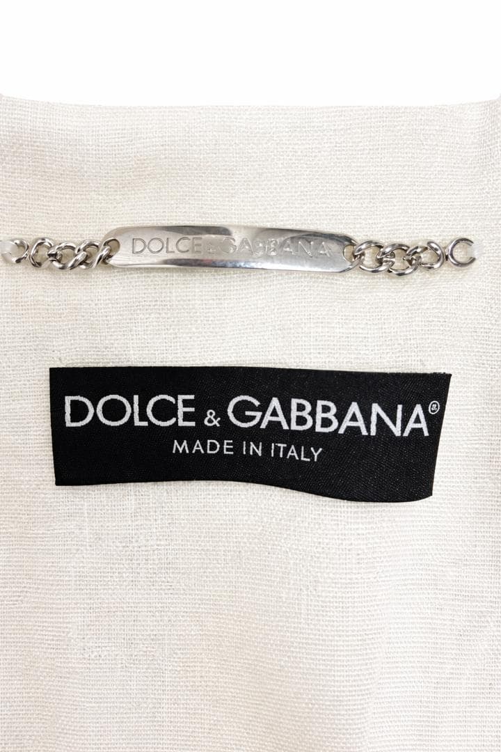 DOLCE&GABBANA ドルチェ＆ガッバーナ テーラードジャケット 38 白