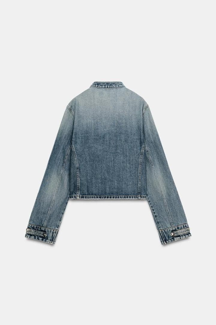 ZARA！ ナポレオンジャケット TRF デニムジャケット ブルー L