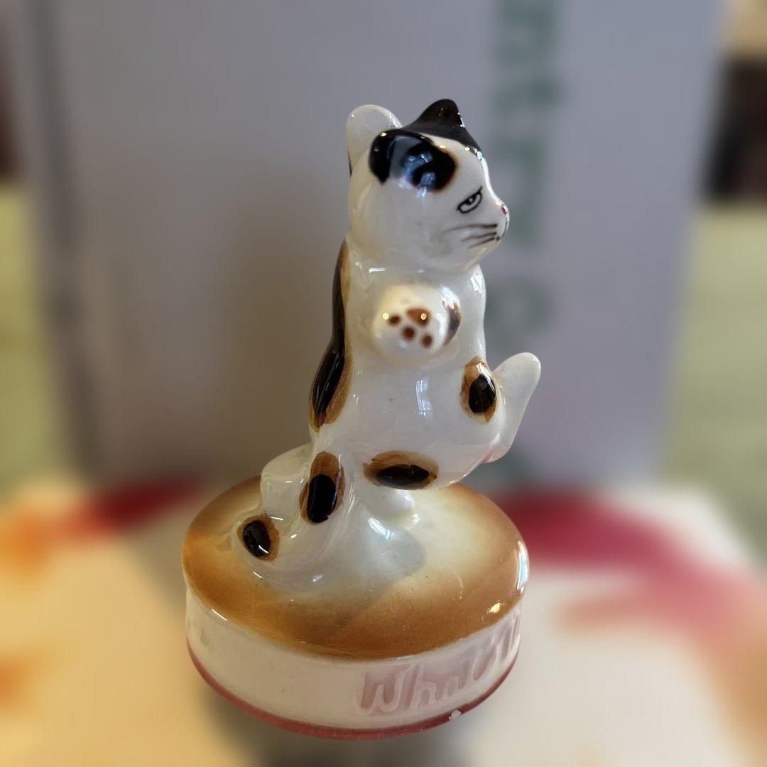 ニャジラ オルゴール What’s Michael? 小林まこと 陶器 レトロ